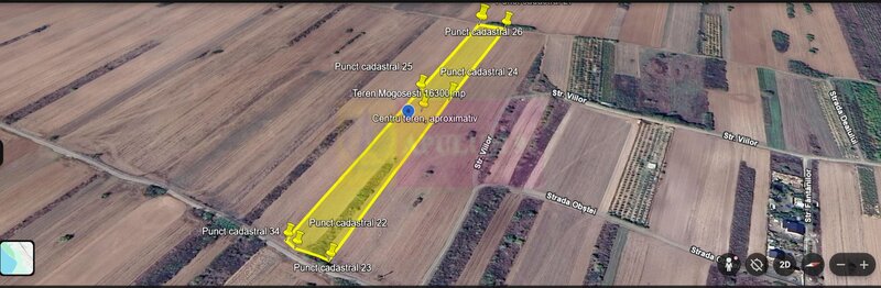Teren 16.300 mp Mogosesti, investitie si parcelare | Adunatii Copaceni